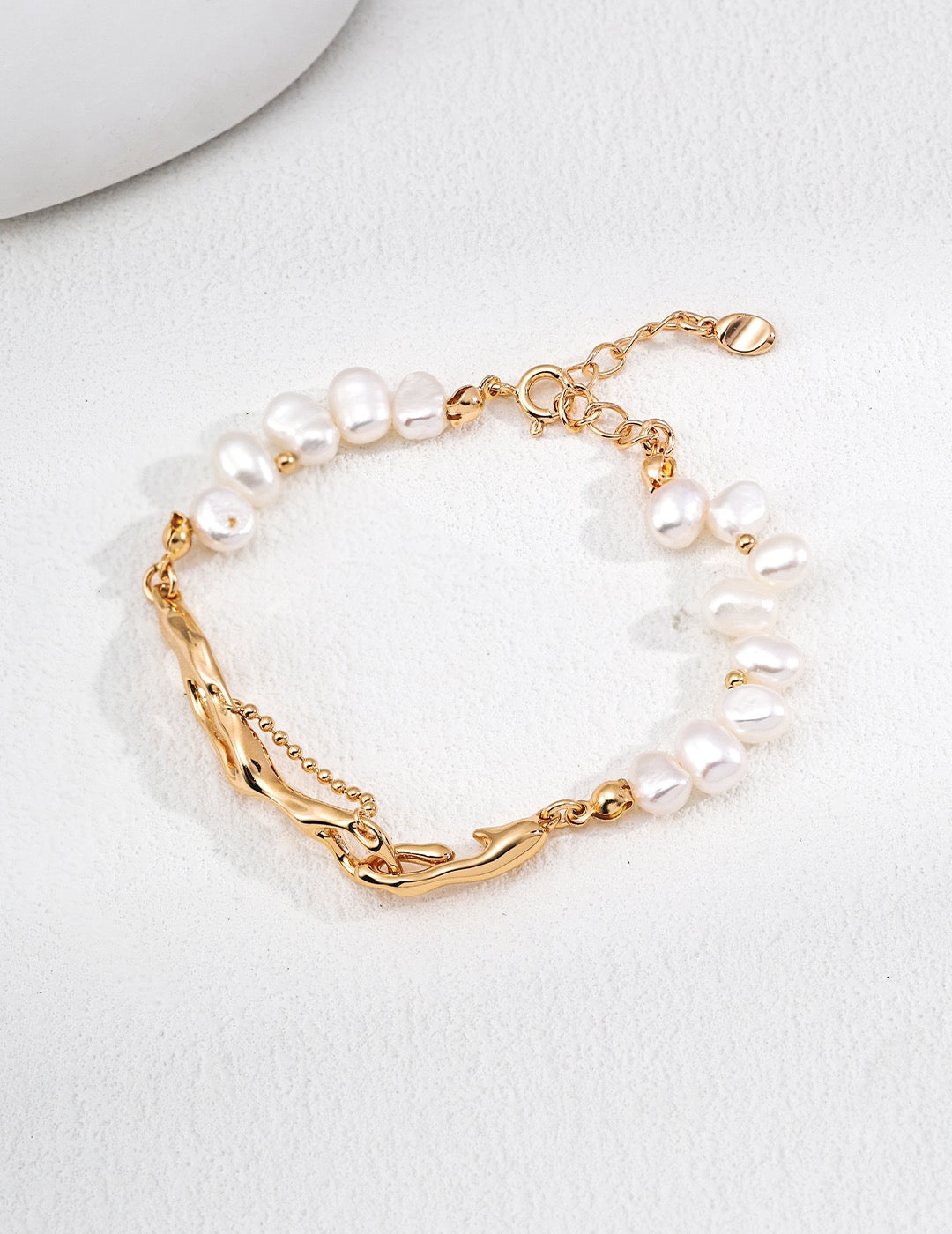 Pearl Lava Bracelet