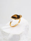 tigers eye ring