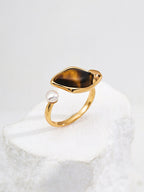 tigers eye ring