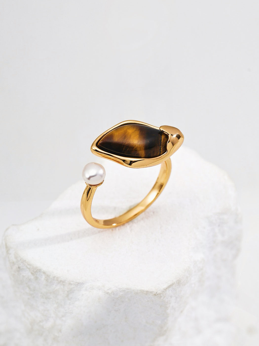 tigers eye ring