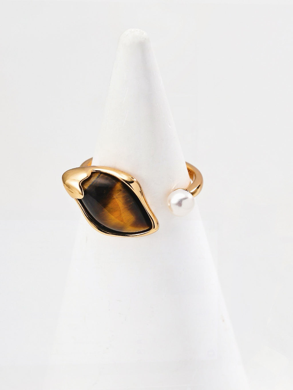 tigers eye ring