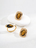 tigers eye ring