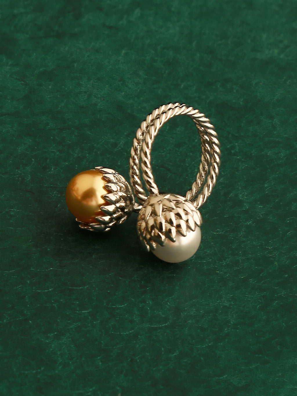 Oak Seed Pearl Ring