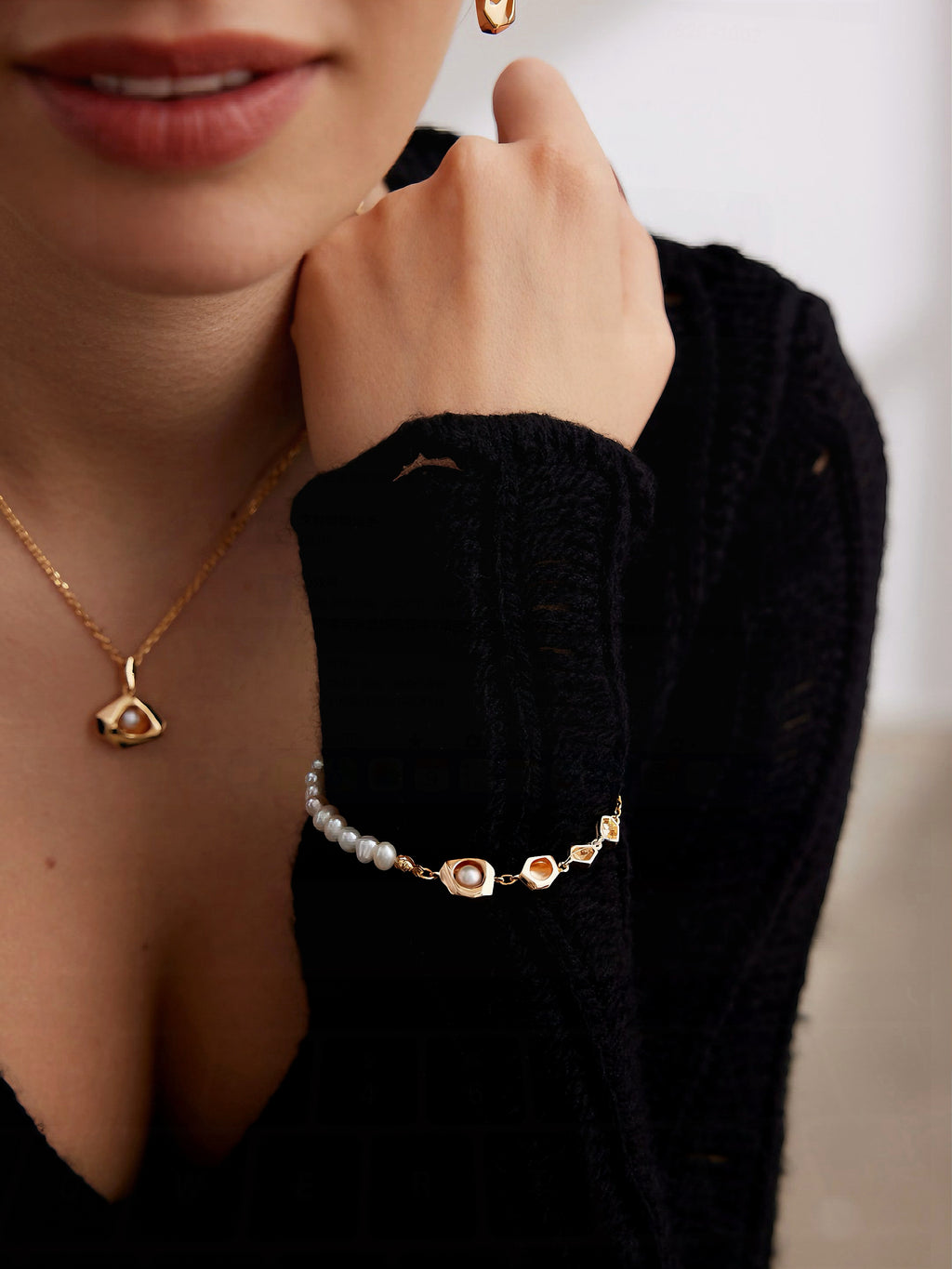 Pearl 925 silver bracelet