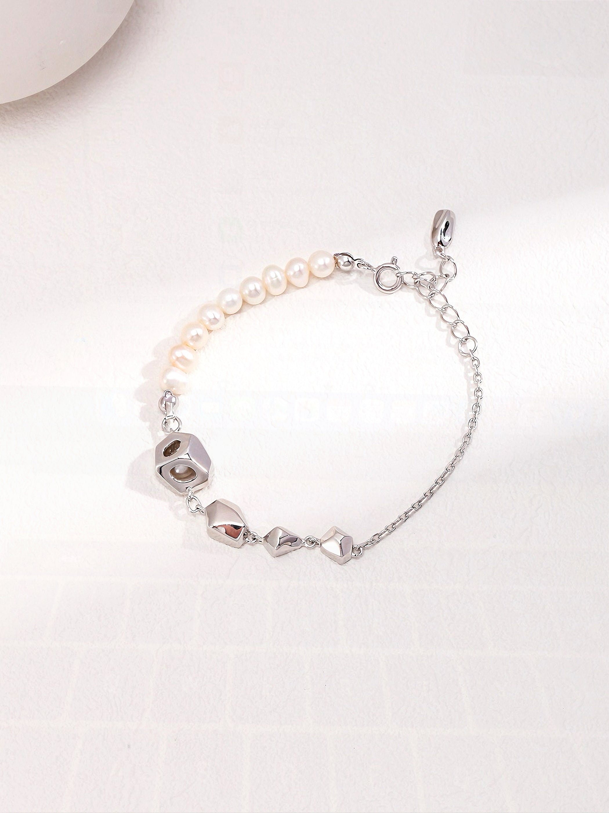 Pearl 925 silver bracelet