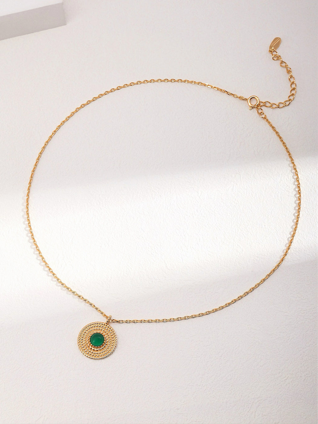 Green Jade 925 Sterling Silver Jewelry Set