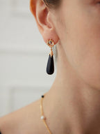 Sandstone Teardrop Earrings