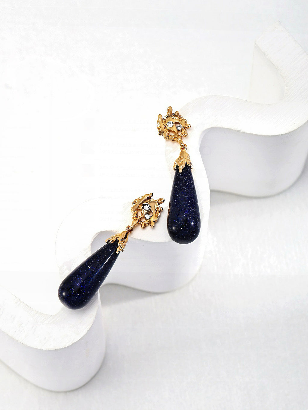 Sandstone Teardrop Earrings