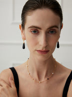 Sandstone Teardrop Earrings