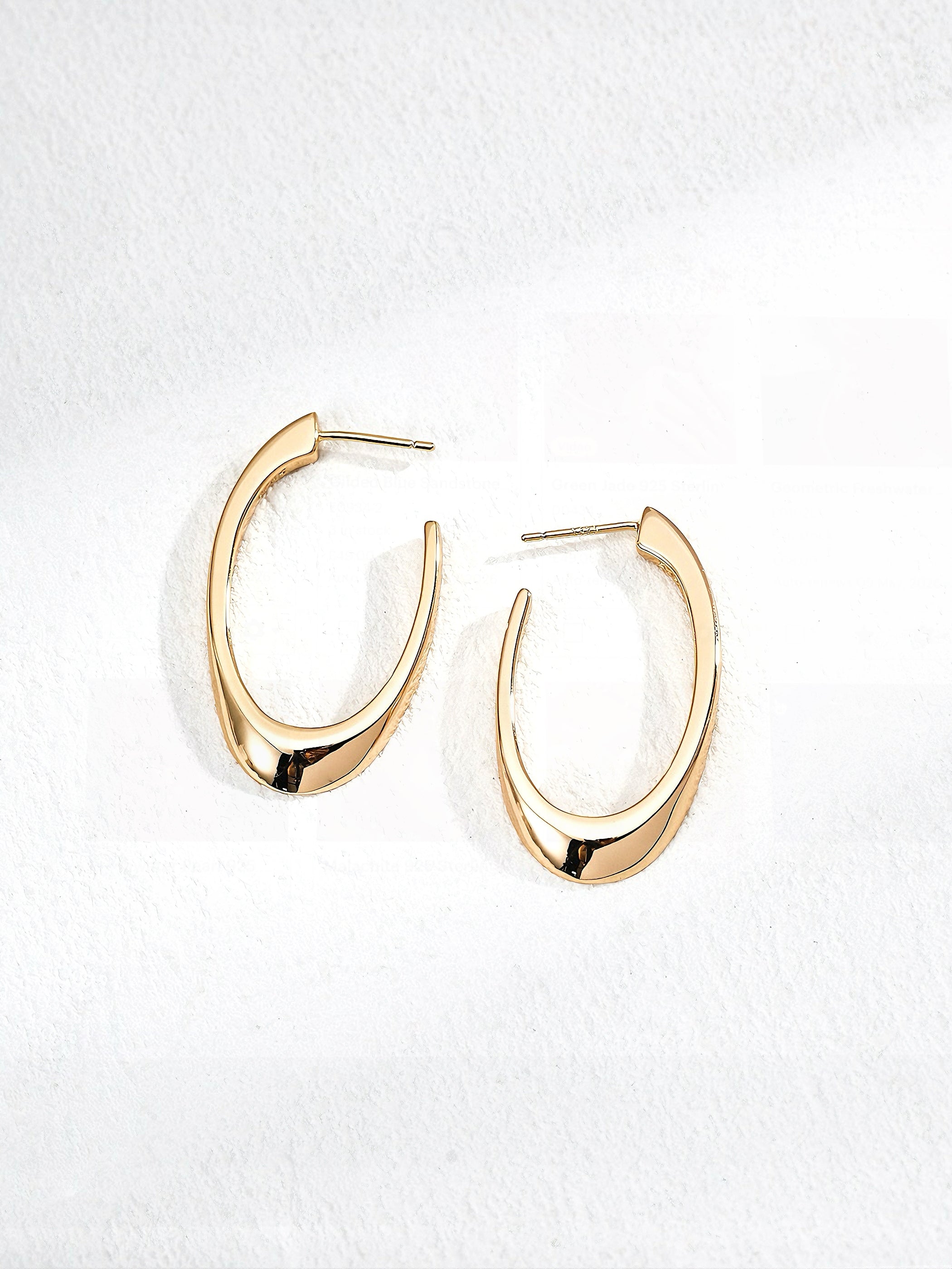 Pure silver earrings