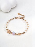 Cat's Eye Pearl Bracelet