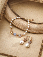 Cat's Eye Pearl Bracelet
