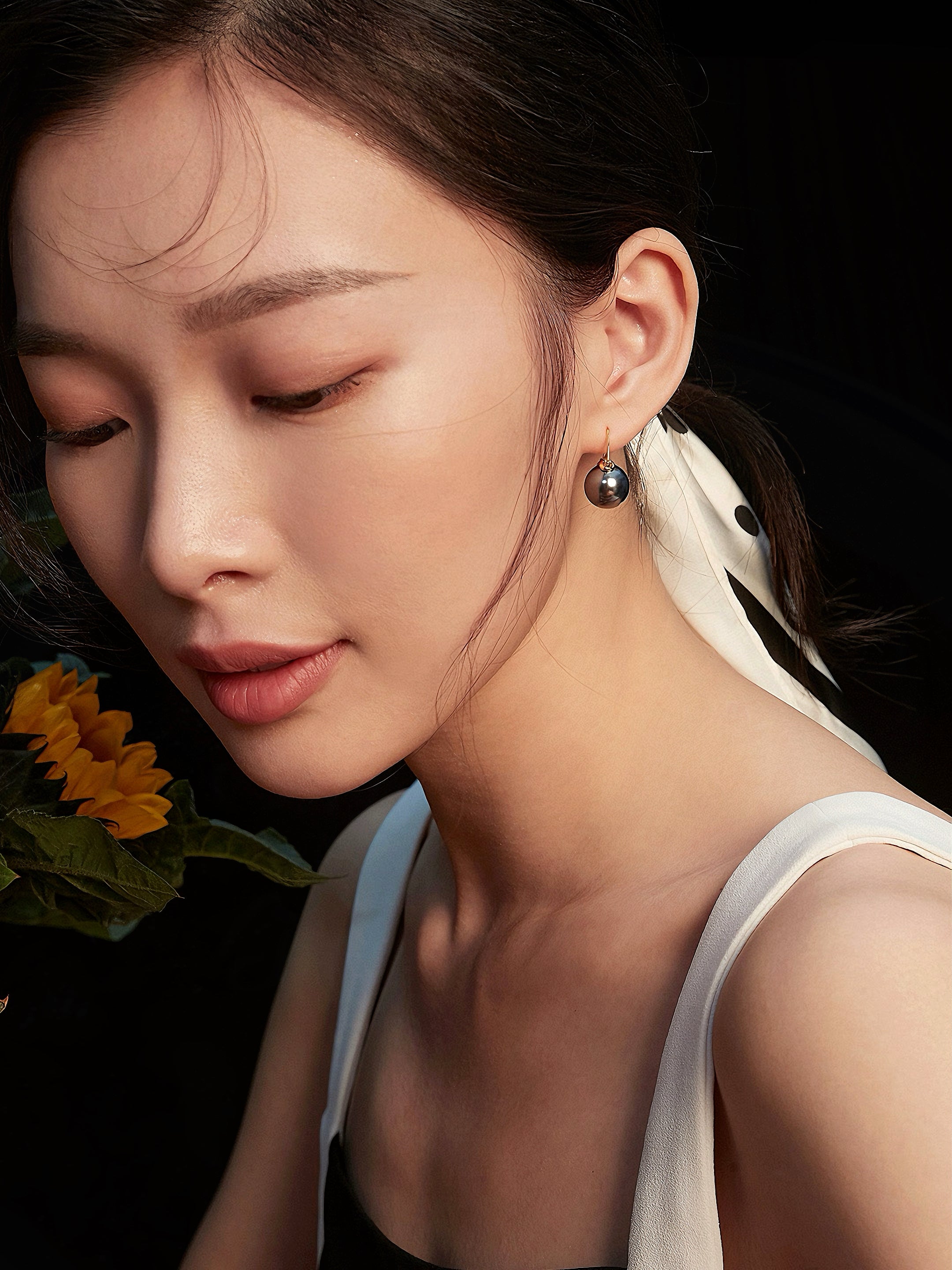 Black Pearl Earrings