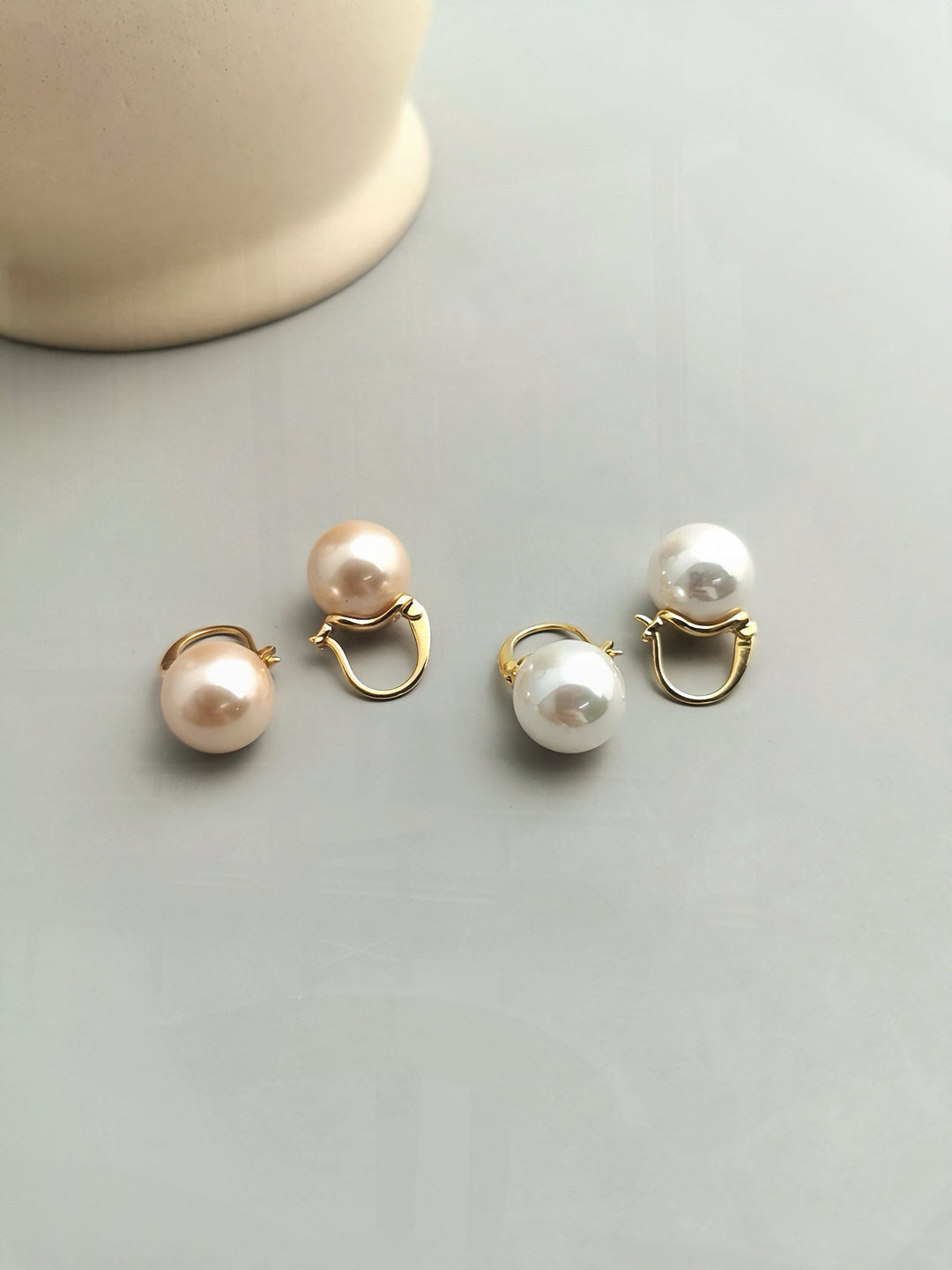 Pearl earrings