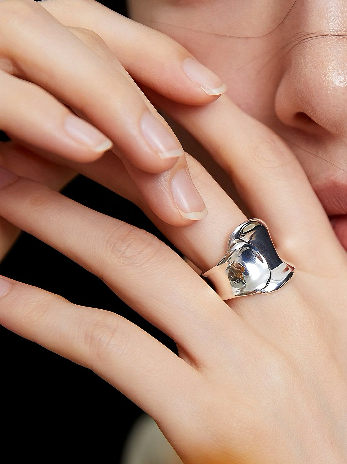 Minimalist  Silver Ring