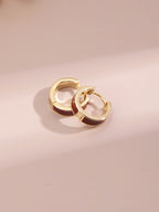 Red enamel earrings