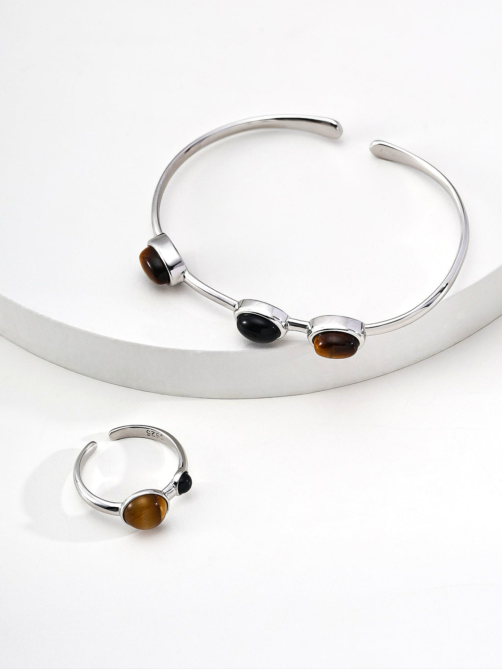 Tiger Eye Sterling Silver Ring