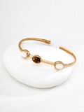 Tiger Eye Sterling Silver Cuff Bracelet