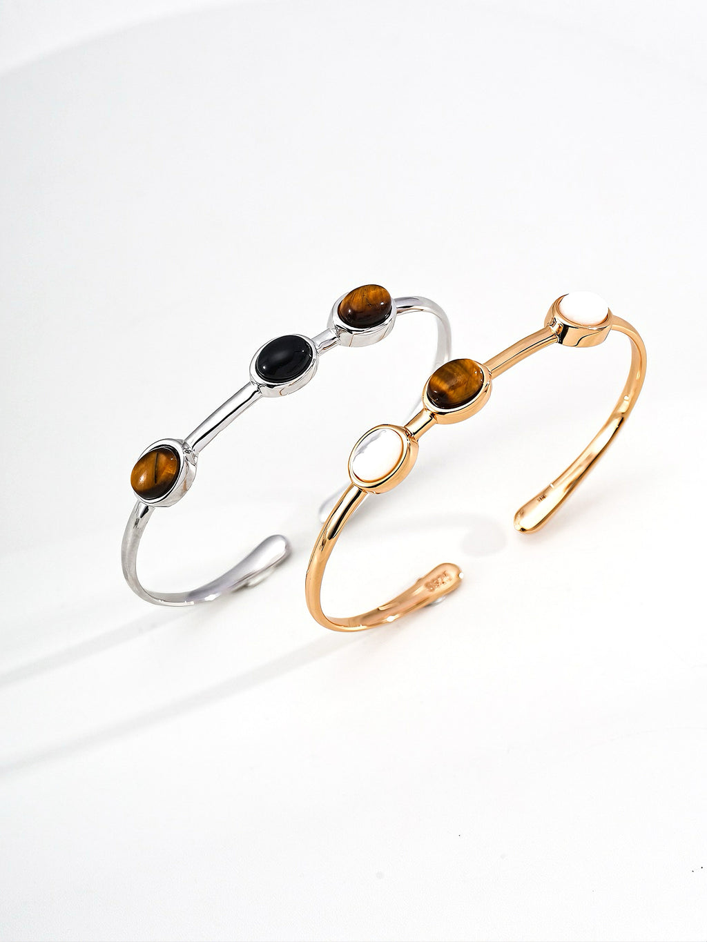 Tiger Eye Sterling Silver Cuff Bracelet