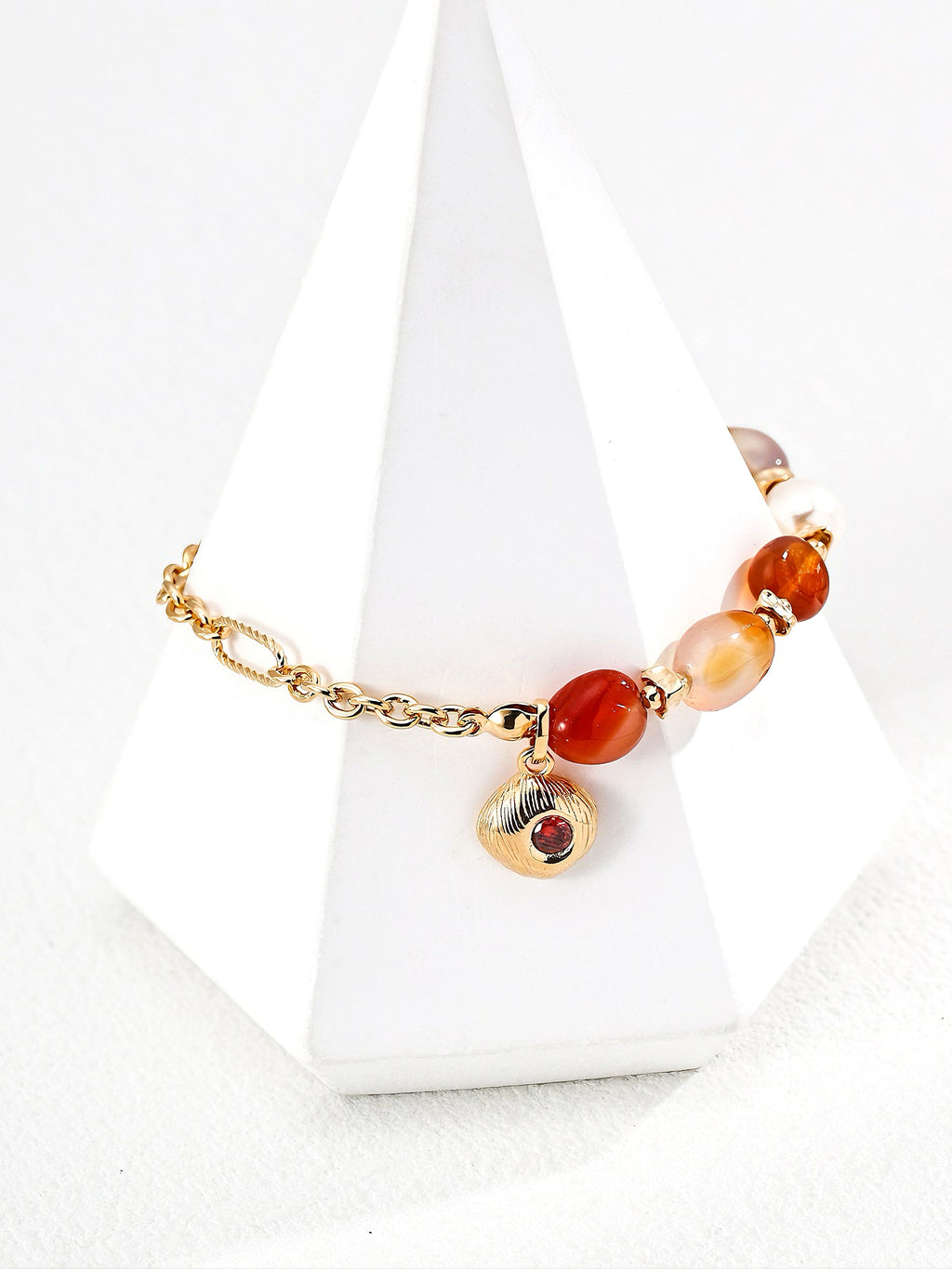 Red agate bracelet