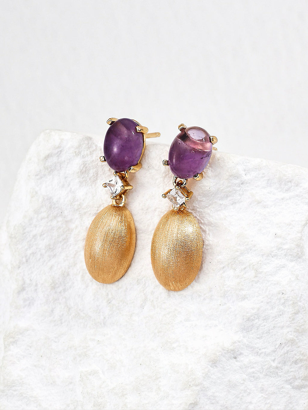 amethyst earrings