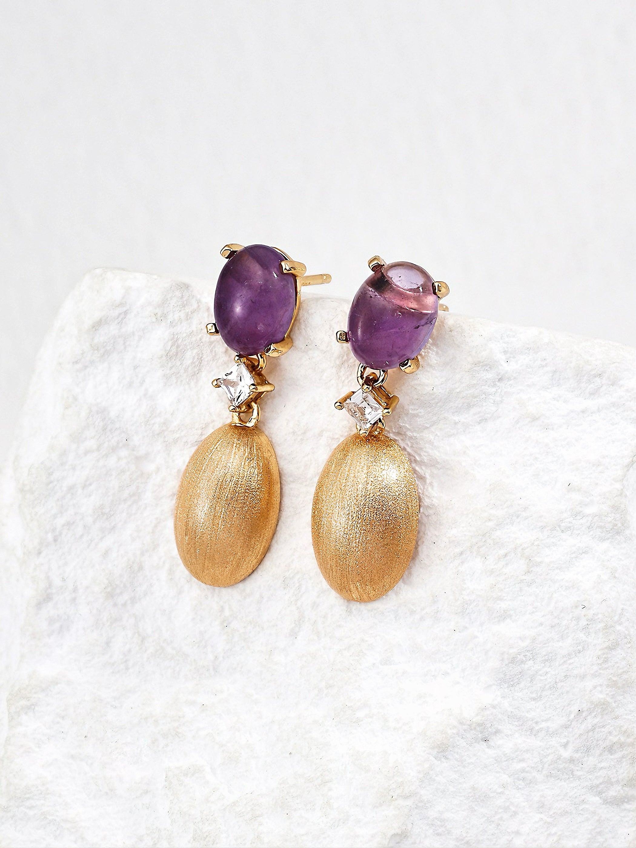 amethyst earrings