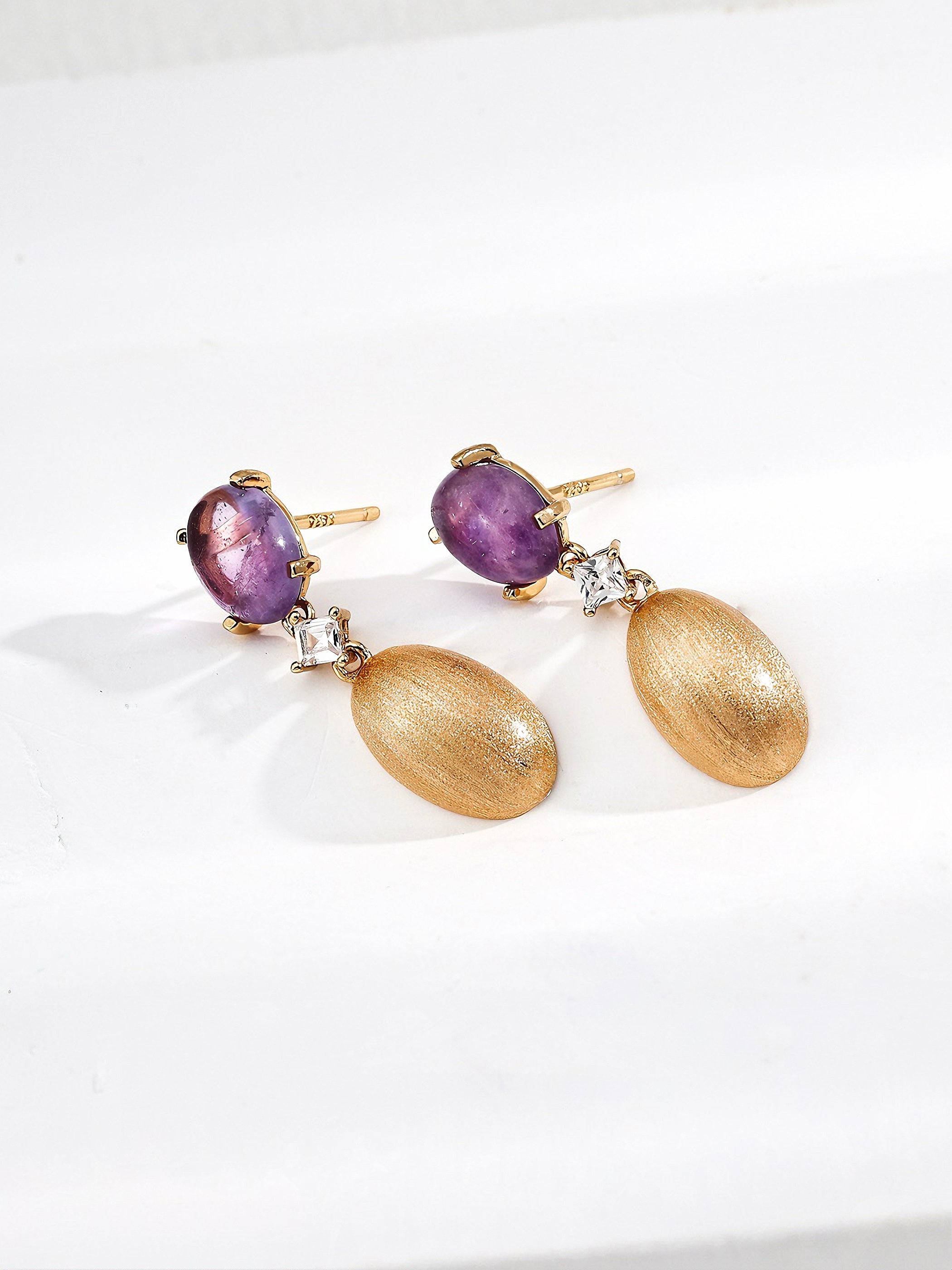 amethyst earrings