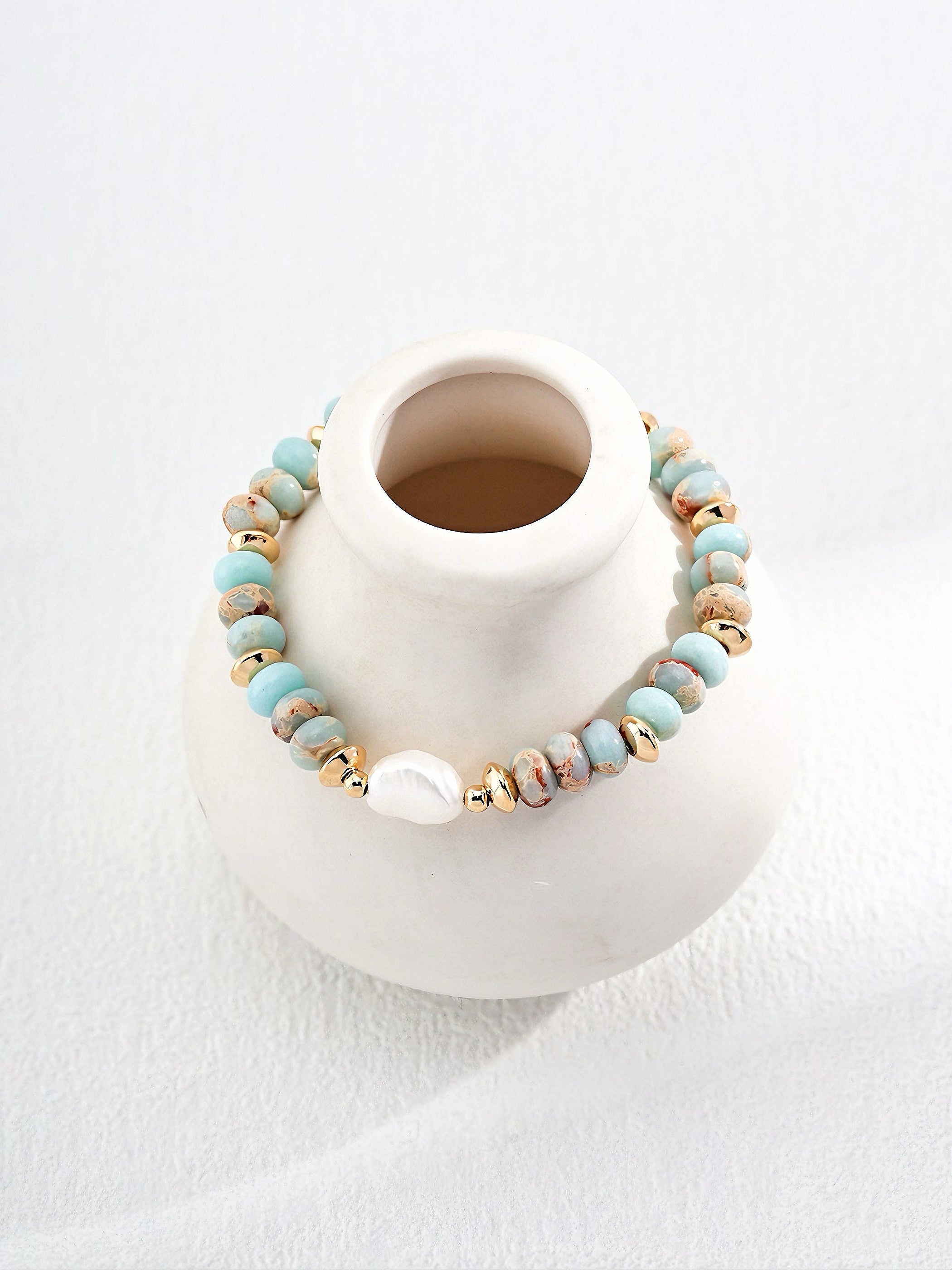Shoushan stone bracelet