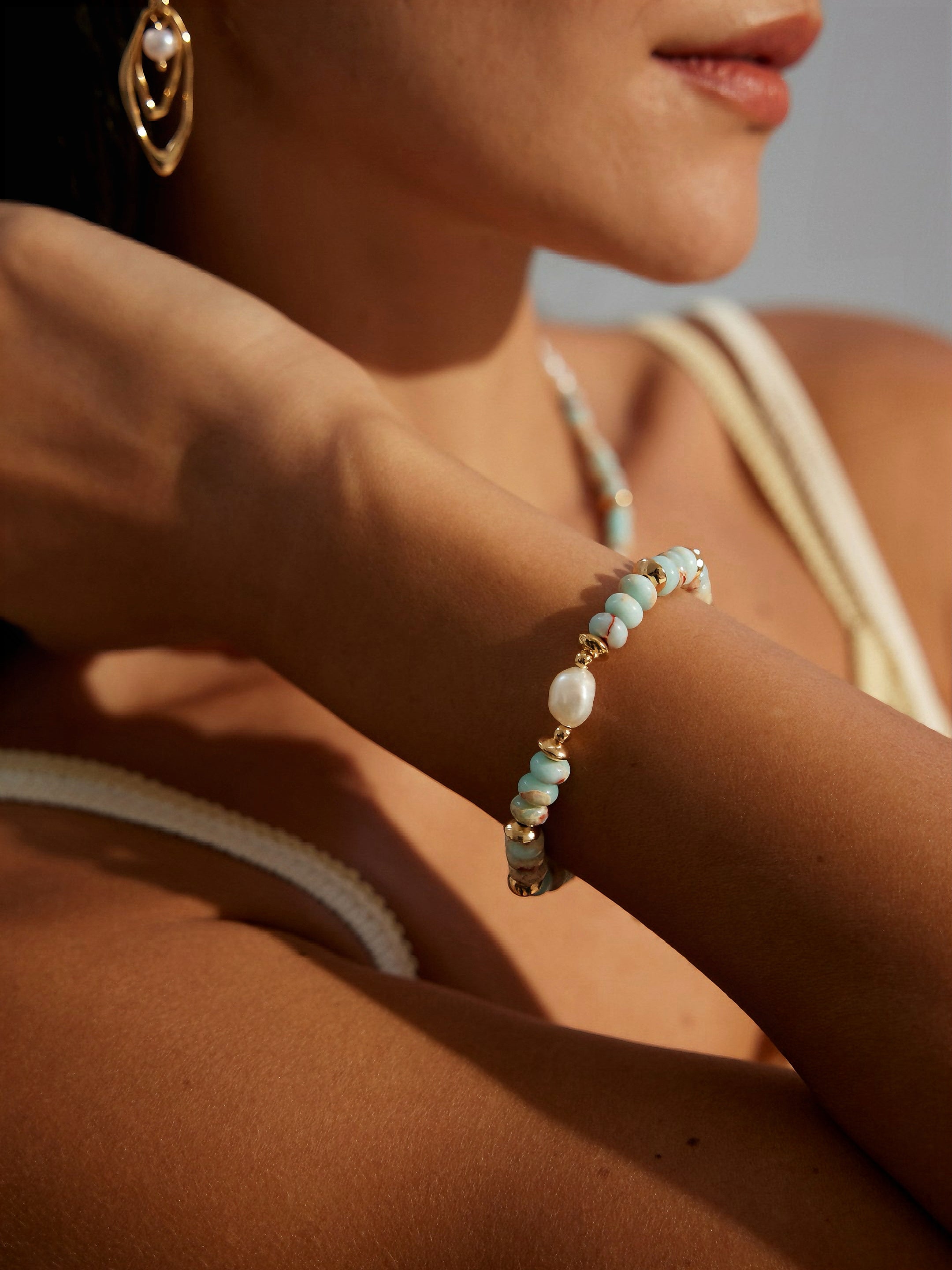 Shoushan stone bracelet