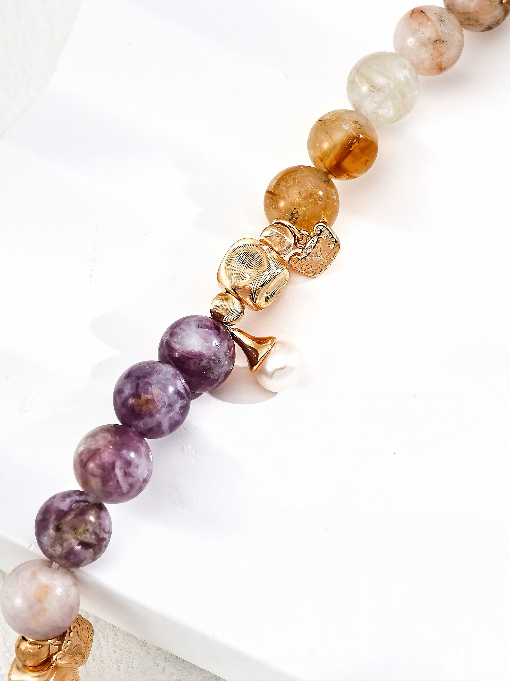 Colored crystal bracelet
