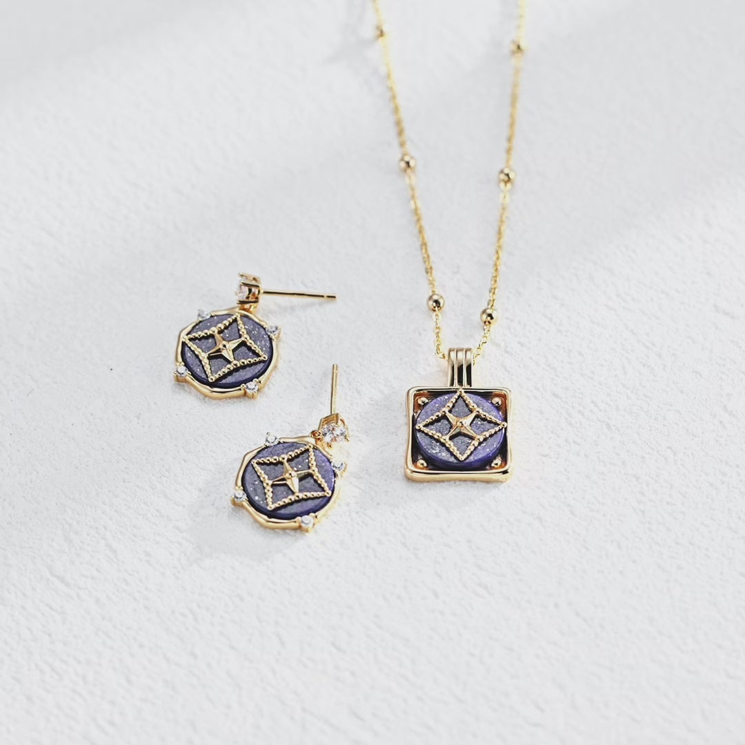 lapis lazuli earrings