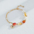 Red agate bracelet